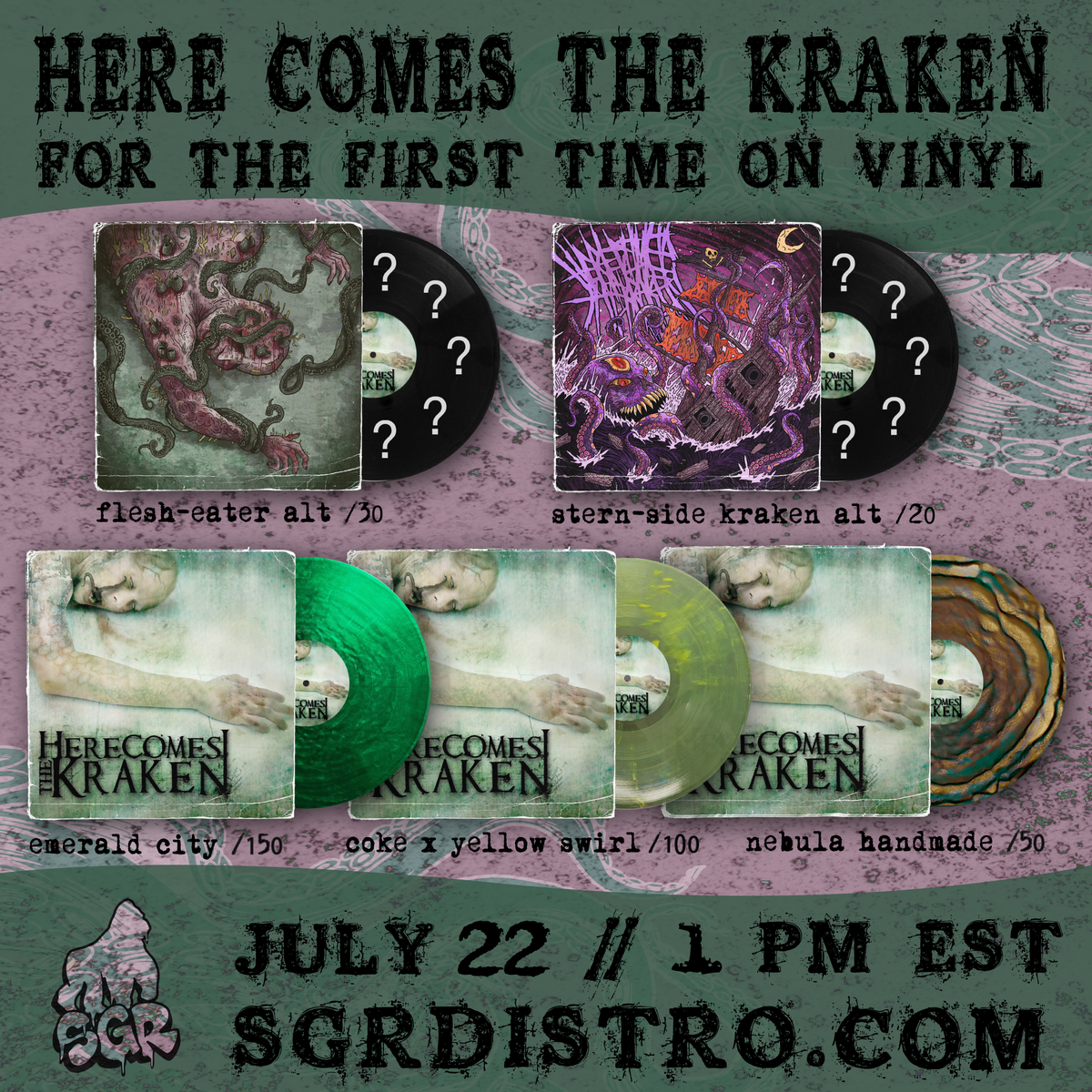 Here Comes The Kraken - Self-Titled